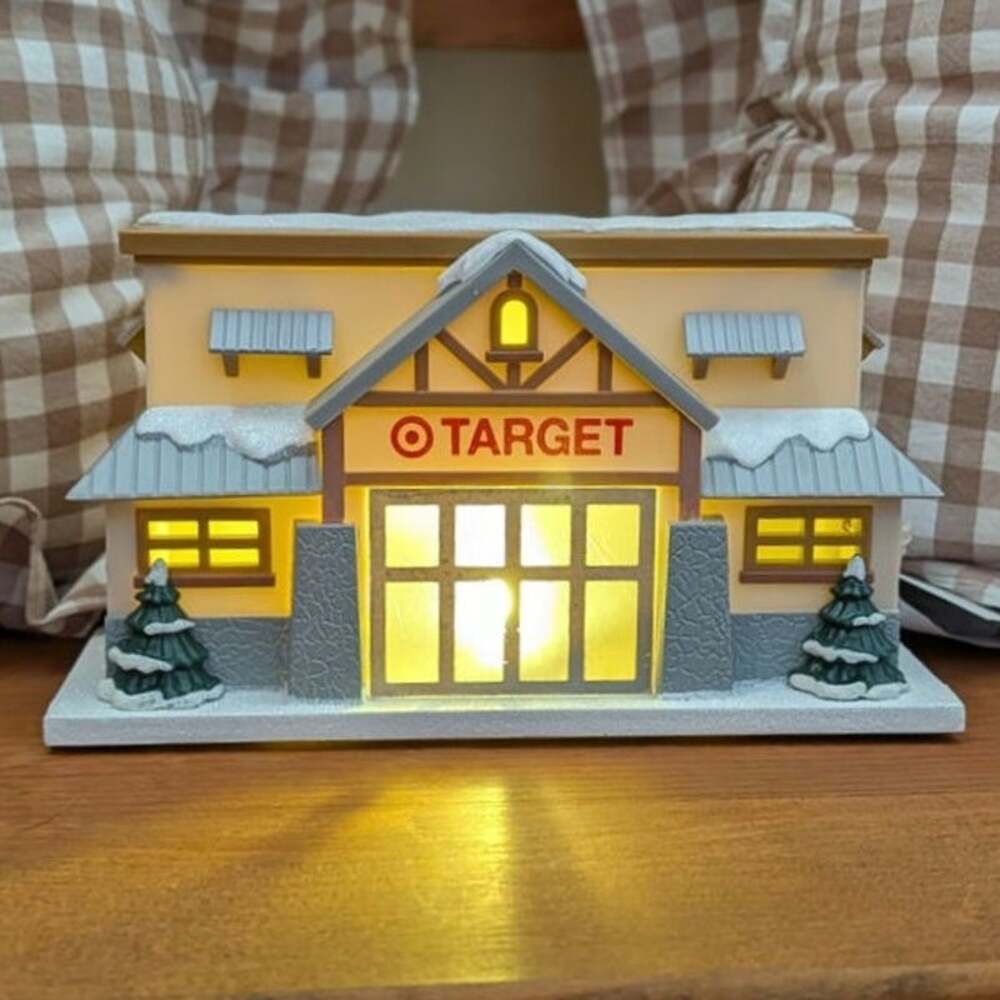 2026 Holiday Christmas Village LED Target Store - Bullseye's Playground